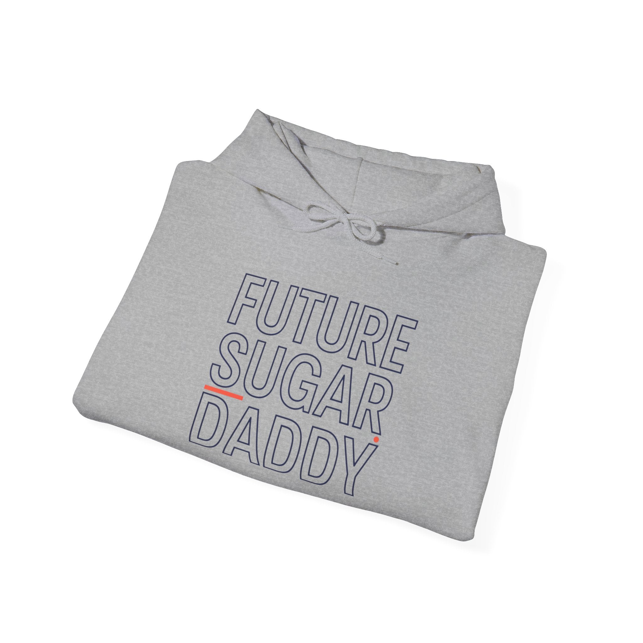 Outline Text "Hollow" Typography Hoodie | minimalist outline font, stencil-effect