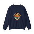Chase the Sun California Road Trip Sweatshirt | 70s Sunset Vintage Palm Graphic