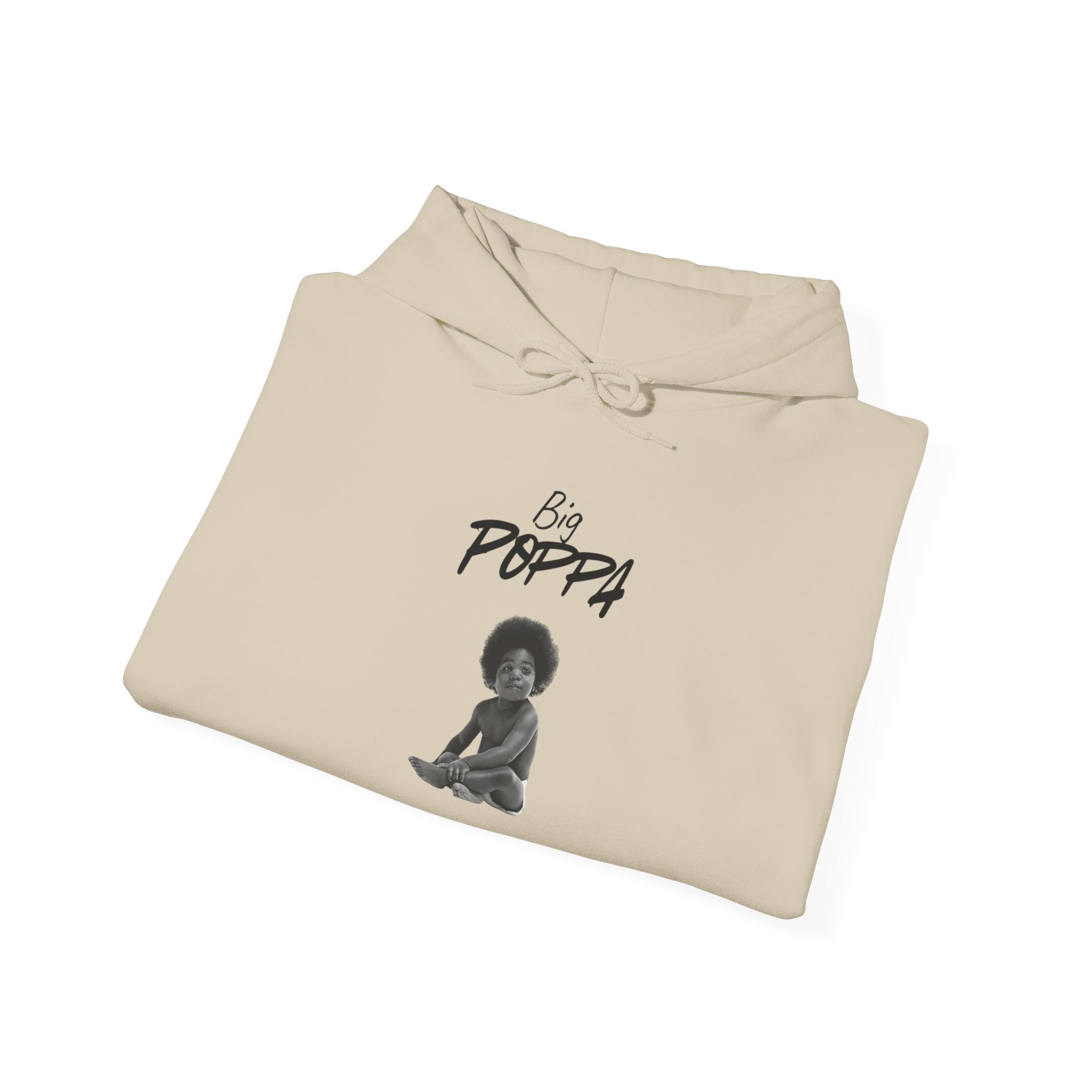 Hoodie — "Big Poppa" Pullover with QR Code Back