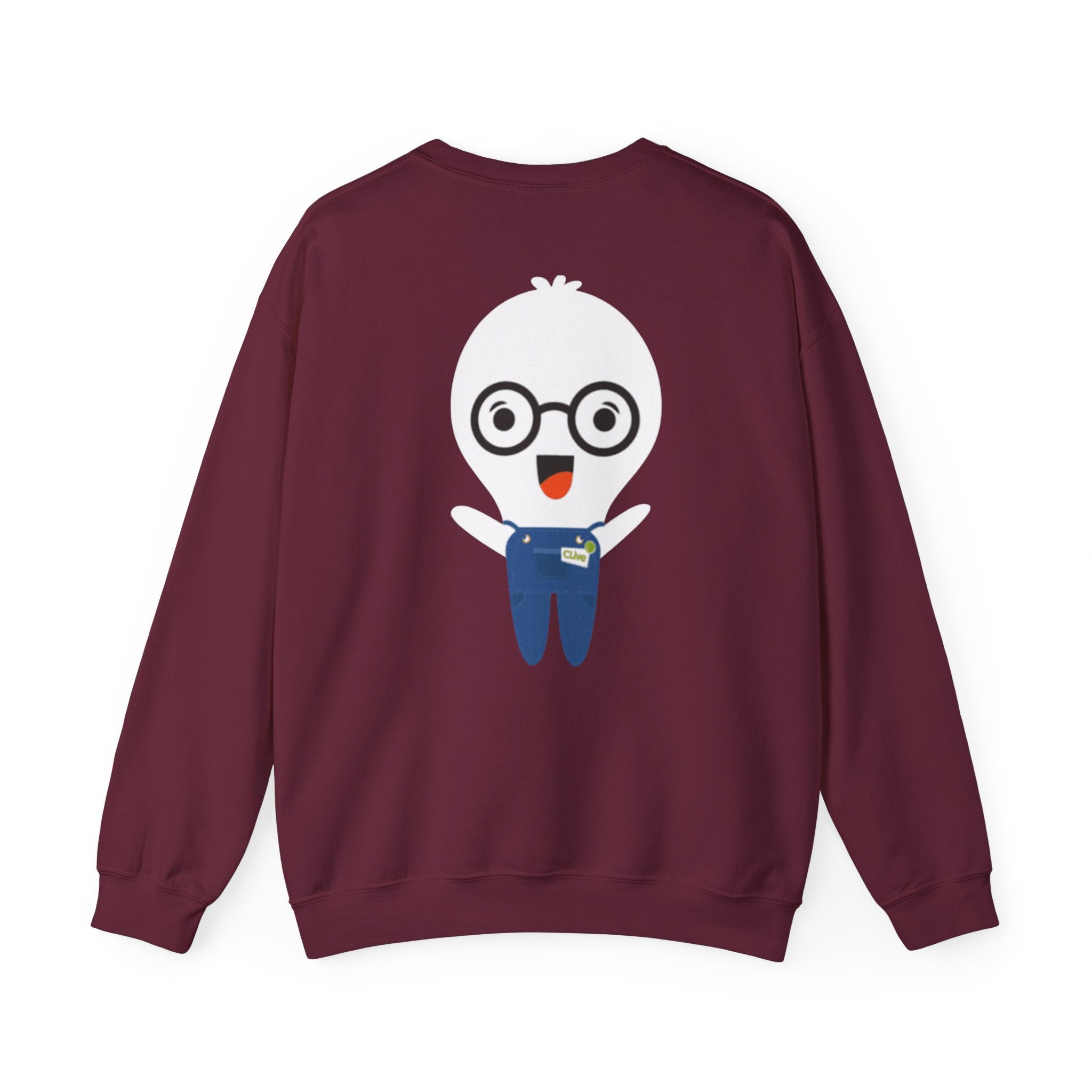 ChoiceLunch Logo Crewneck Sweatshirt | Mascot Character Back Print