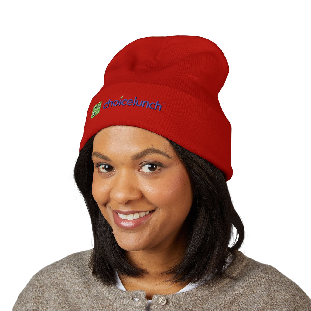 ChoiceLunch Embroidered Cuffed Beanie — Logo Winter Hat