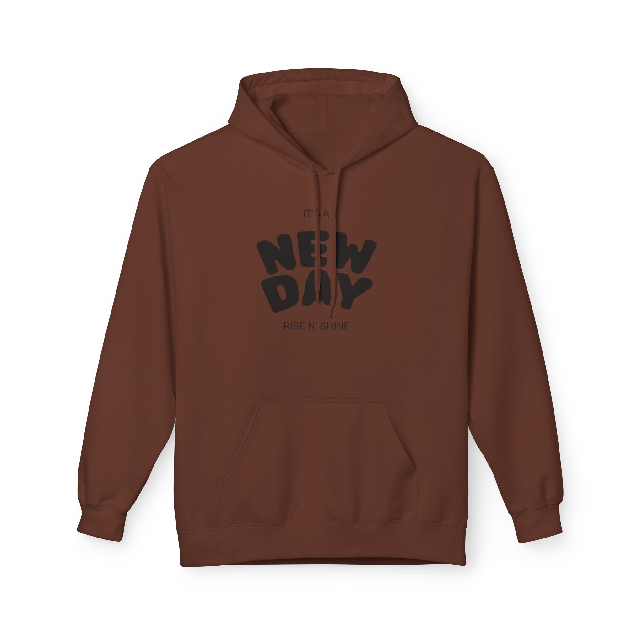 New Day Graphic Hoodie — "It's a New Day" Motivational Pullover