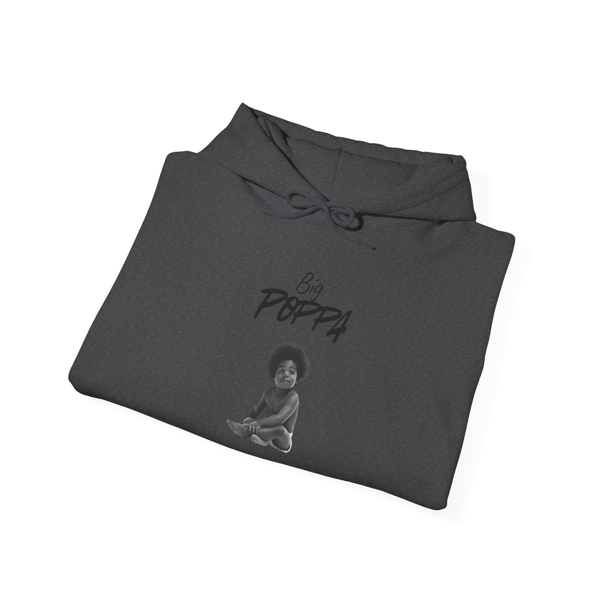 Hoodie — "Big Poppa" Pullover with QR Code Back