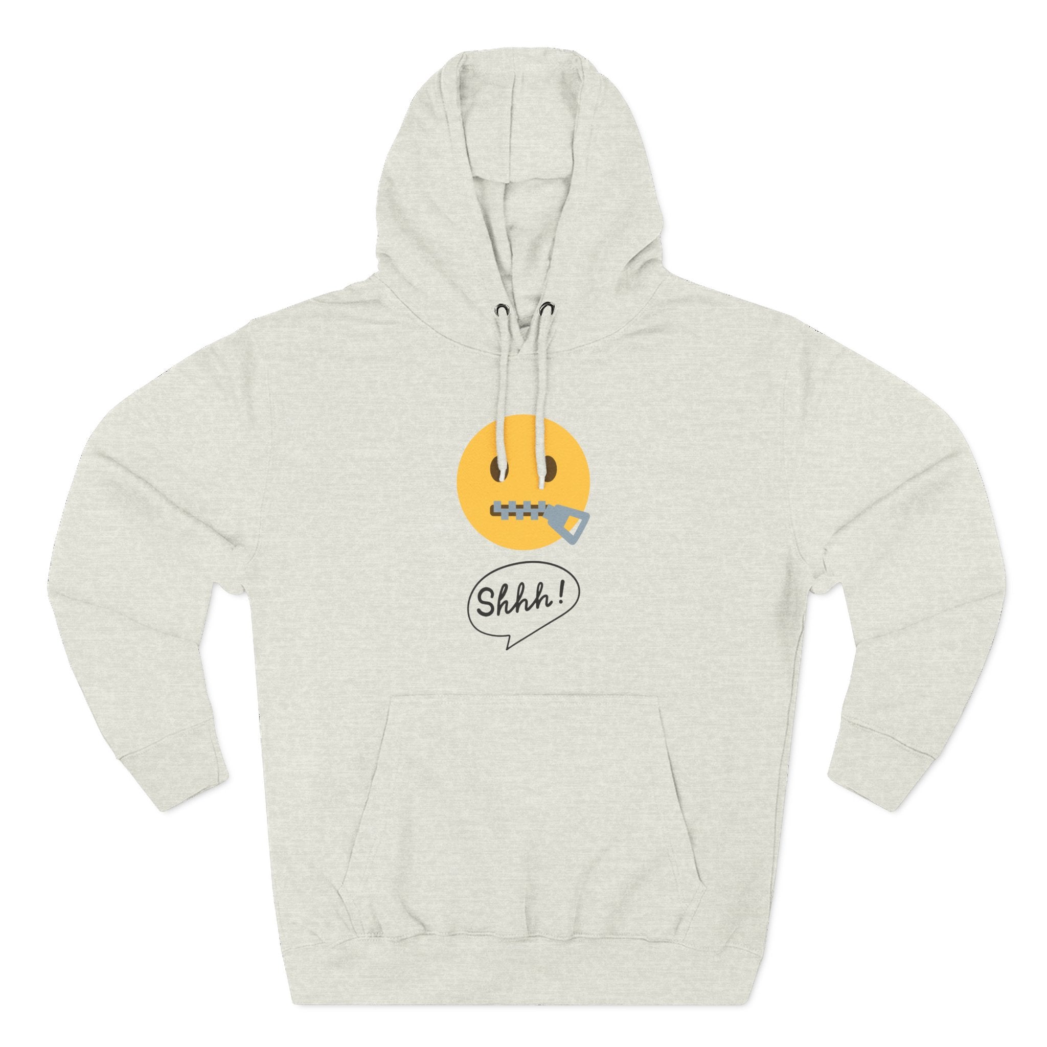 Hoodie — "Excuse Me?" QR Code Graphic Fleece Hoodie