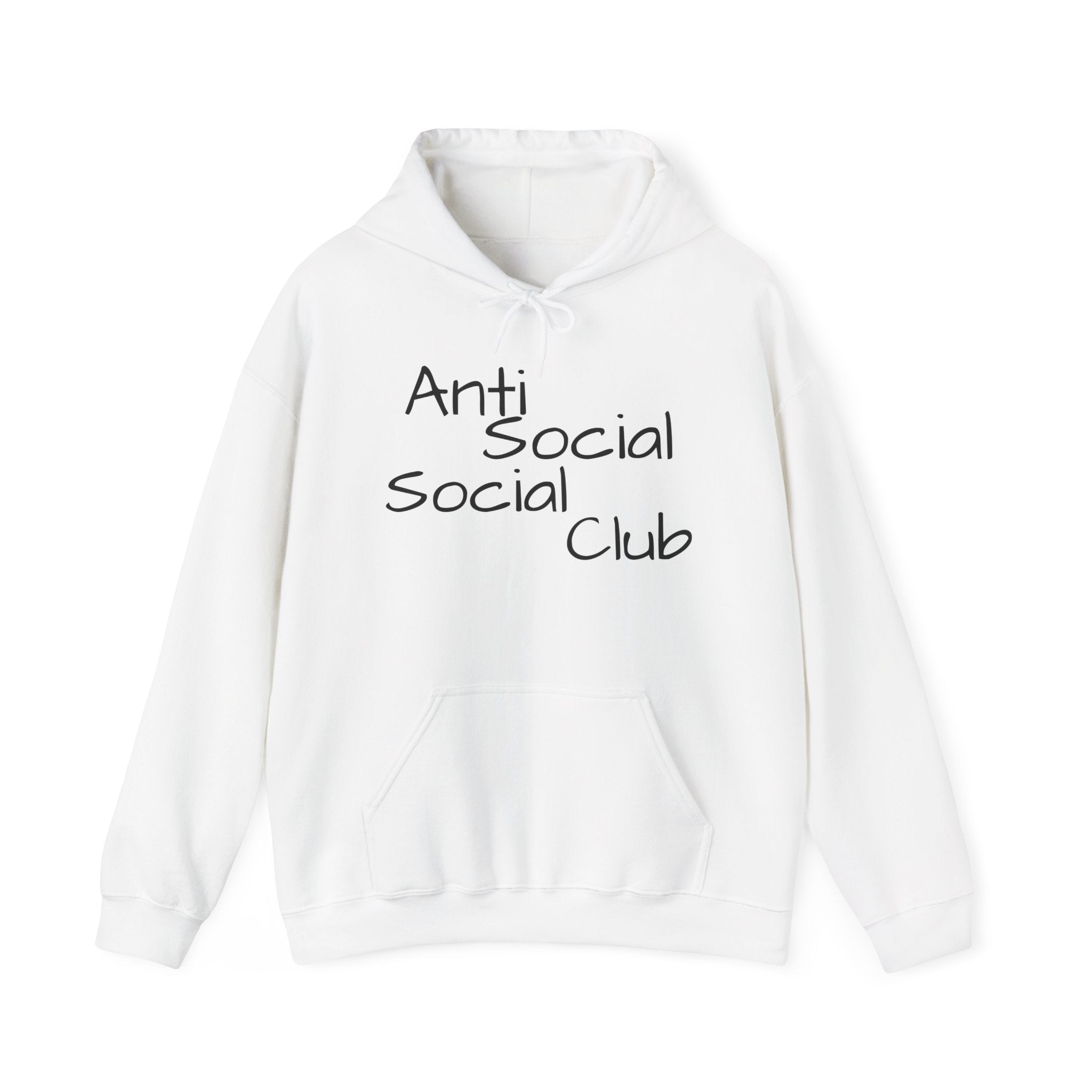Anti Social Social Club Hoodie — "Please Maintain Social Distancing 6 Feet" Graphic Hooded Sweatshirt