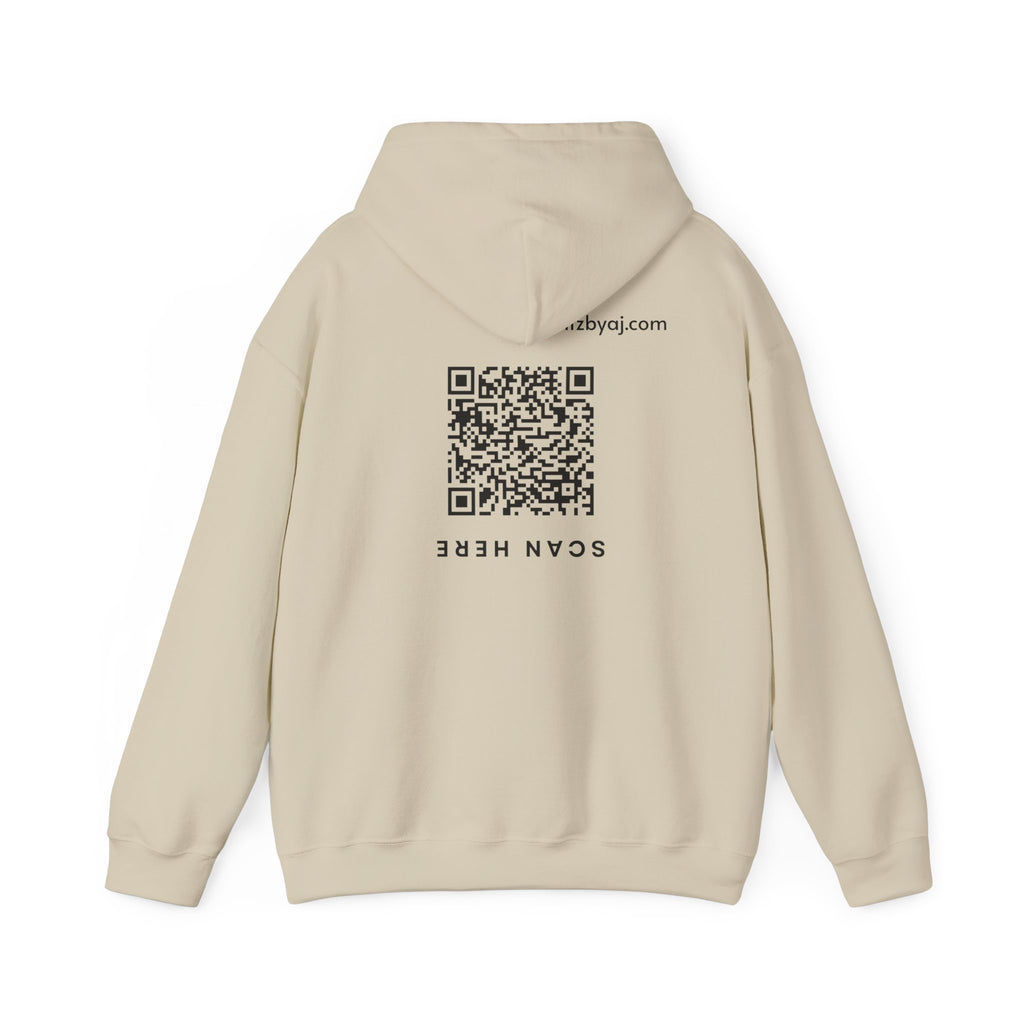 Hoodie — "Snap fingers" with QR Code Back