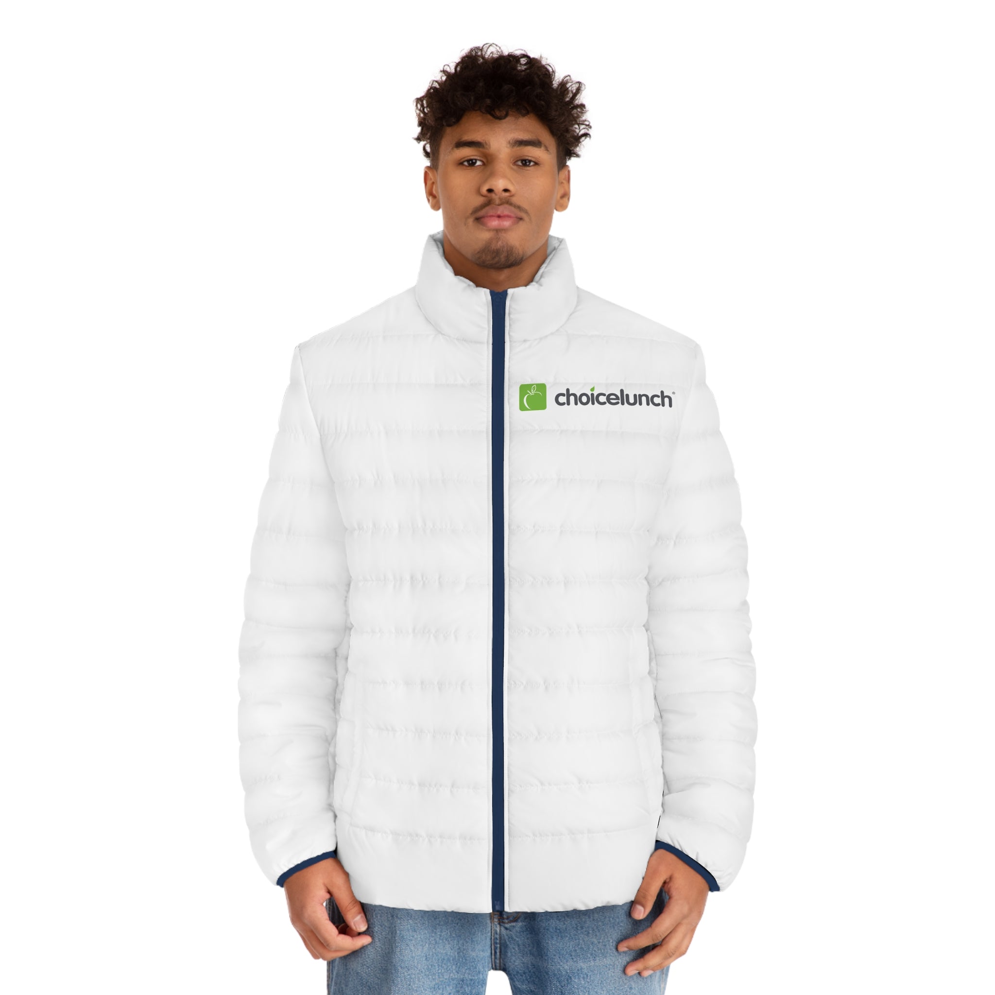 ChoiceLunch Logo Puffer Jacket — Men's Lightweight Quilted Coat