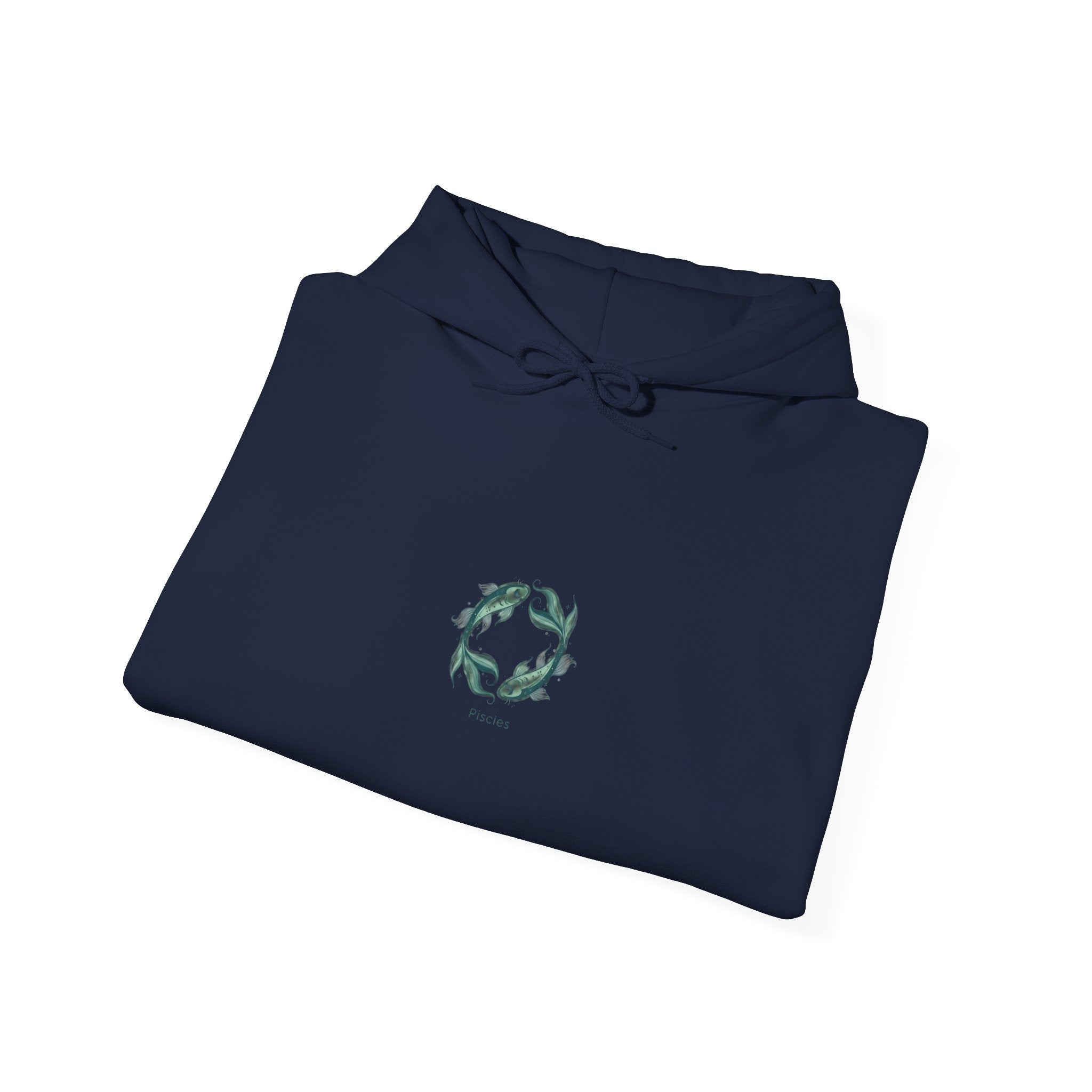 Pisces Two Fish Circle Hoodie | astrology Pisces symbol, duality art