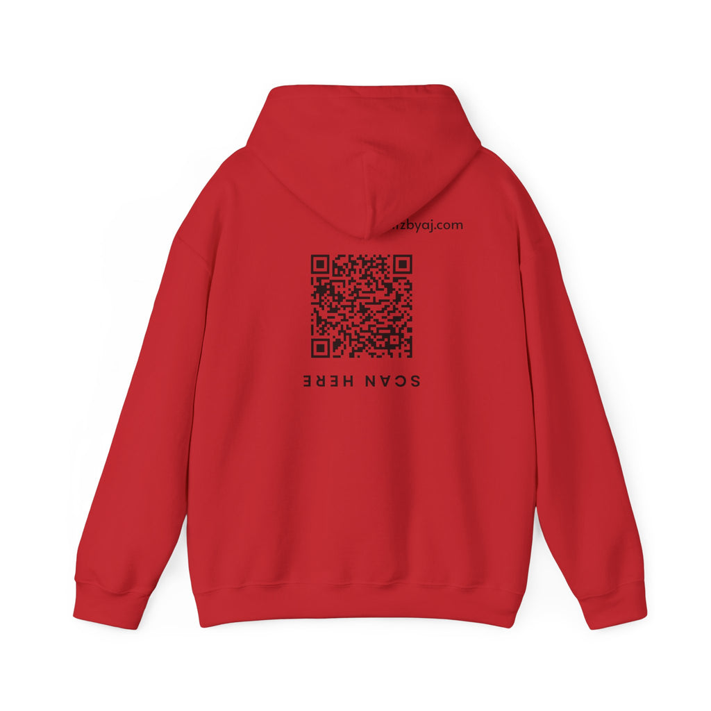 Hoodie — "Snap fingers" with QR Code Back