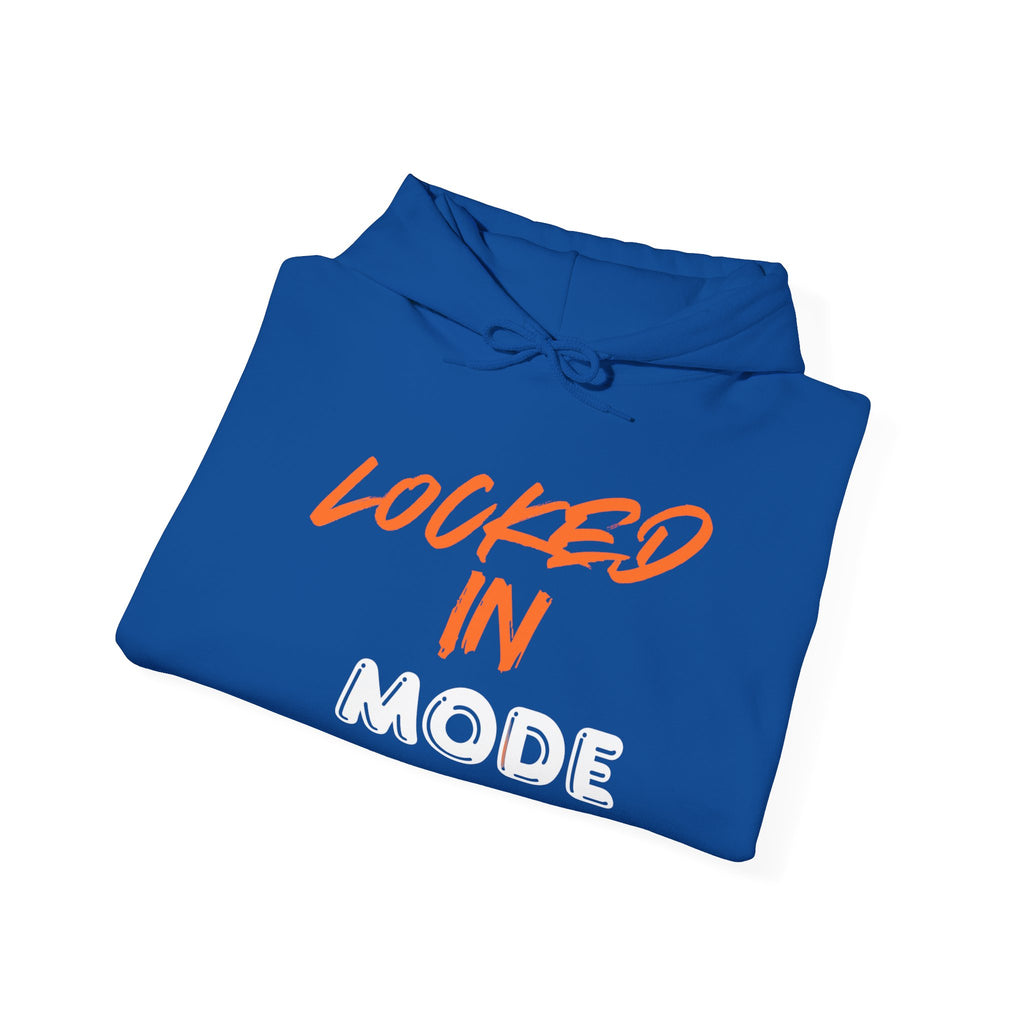 Locked In Mode Hoodie — 'Locked in Mode' Graphic Sweatshirt with QR Code Back