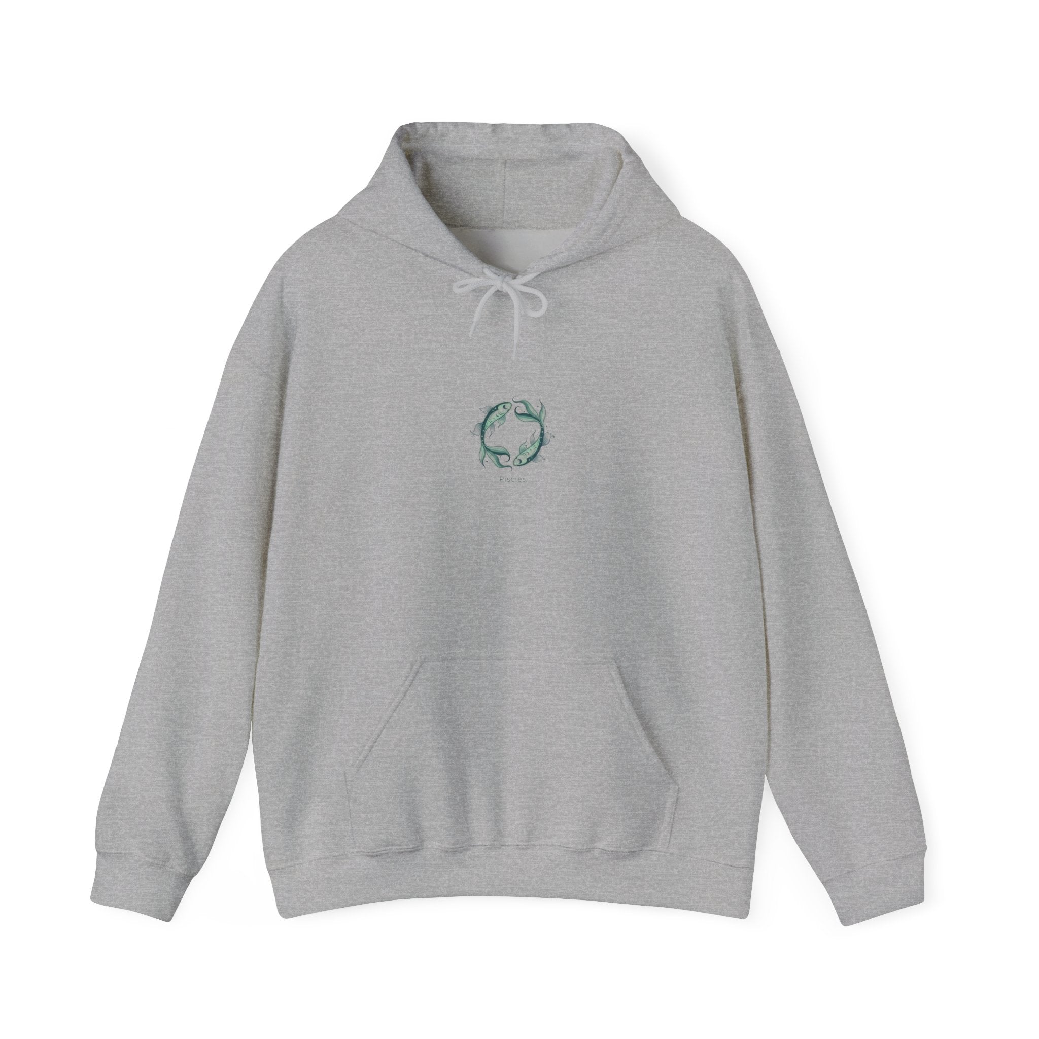 Pisces Two Fish Circle Hoodie | astrology Pisces symbol, duality art