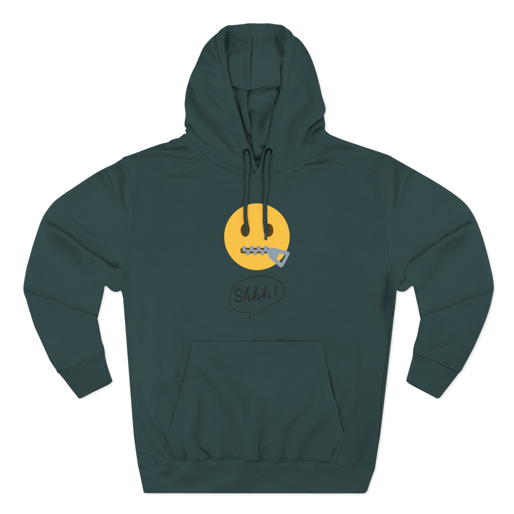 Hoodie — "Excuse Me?" QR Code Graphic Fleece Hoodie