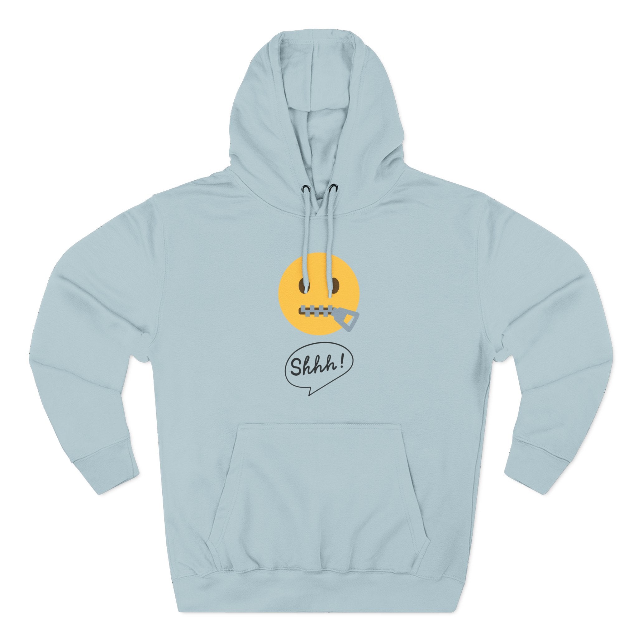 Hoodie — "Excuse Me?" QR Code Graphic Fleece Hoodie