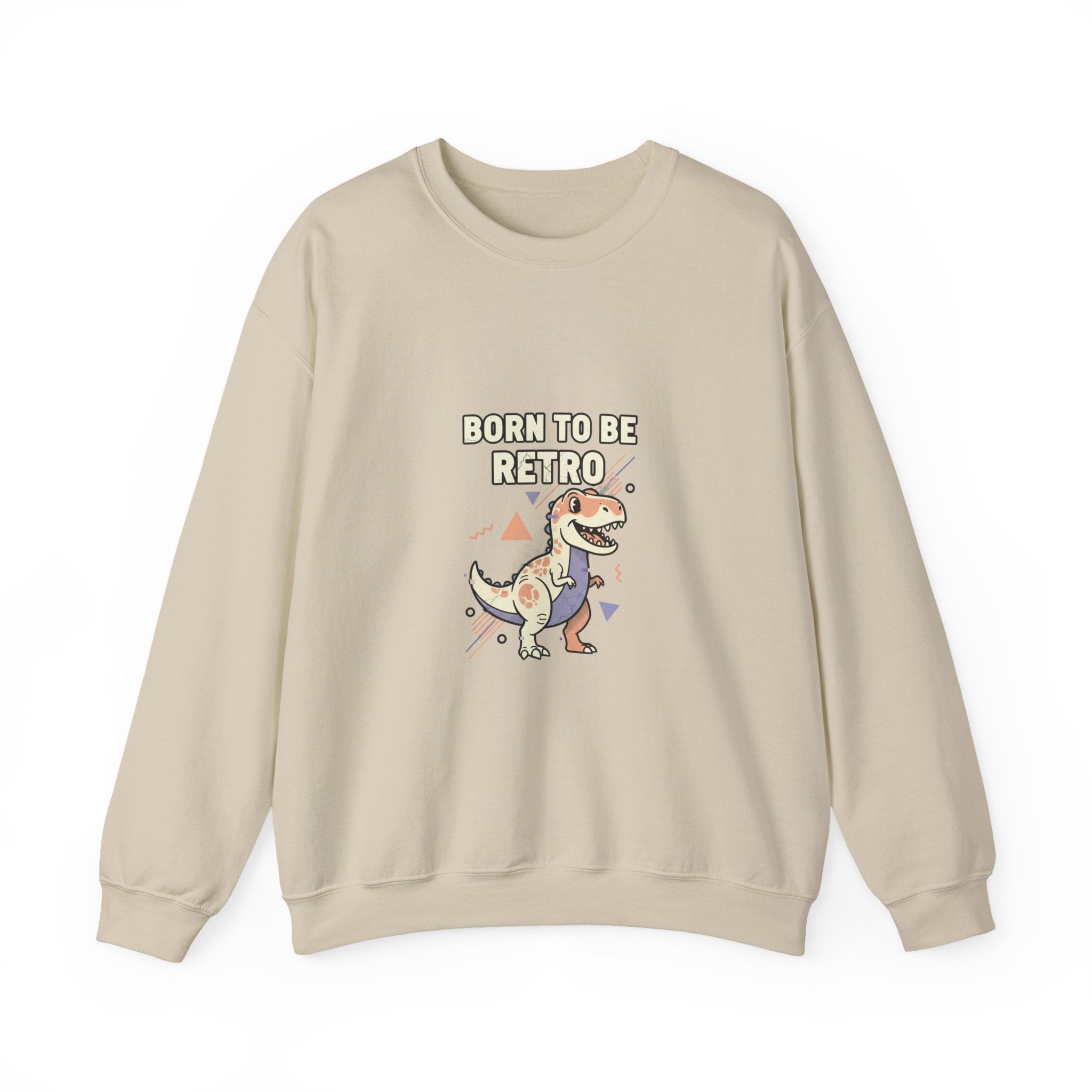 Born to Be Retro Sweatshirt | 90s Kid Vintage Tech Meme, nostalgic tech quote