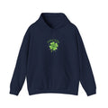 Feeling Lucky four leaf clover Hoodie | luck energy design, green luck