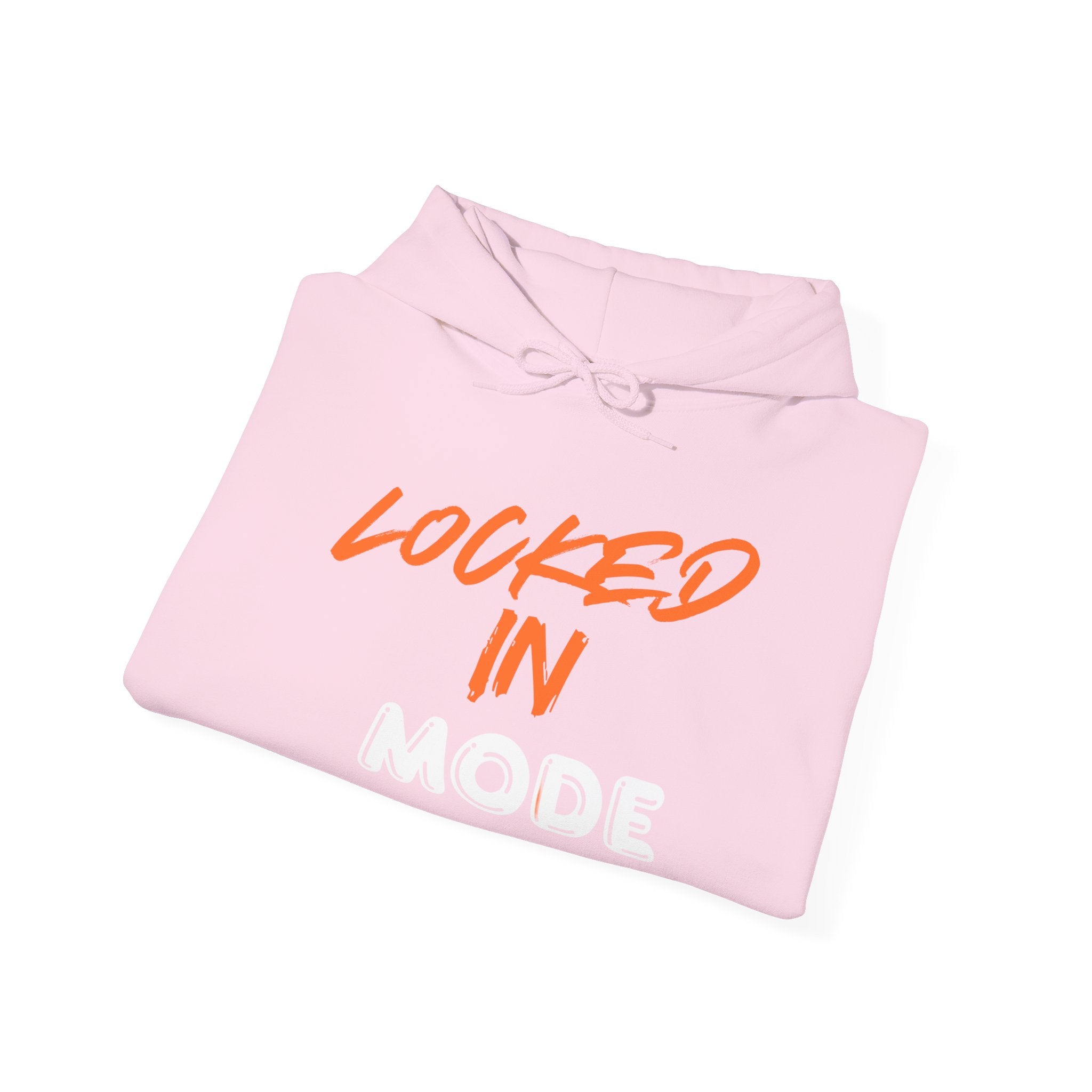 Locked In Mode Hoodie — 'Locked in Mode' Graphic Sweatshirt with QR Code Back