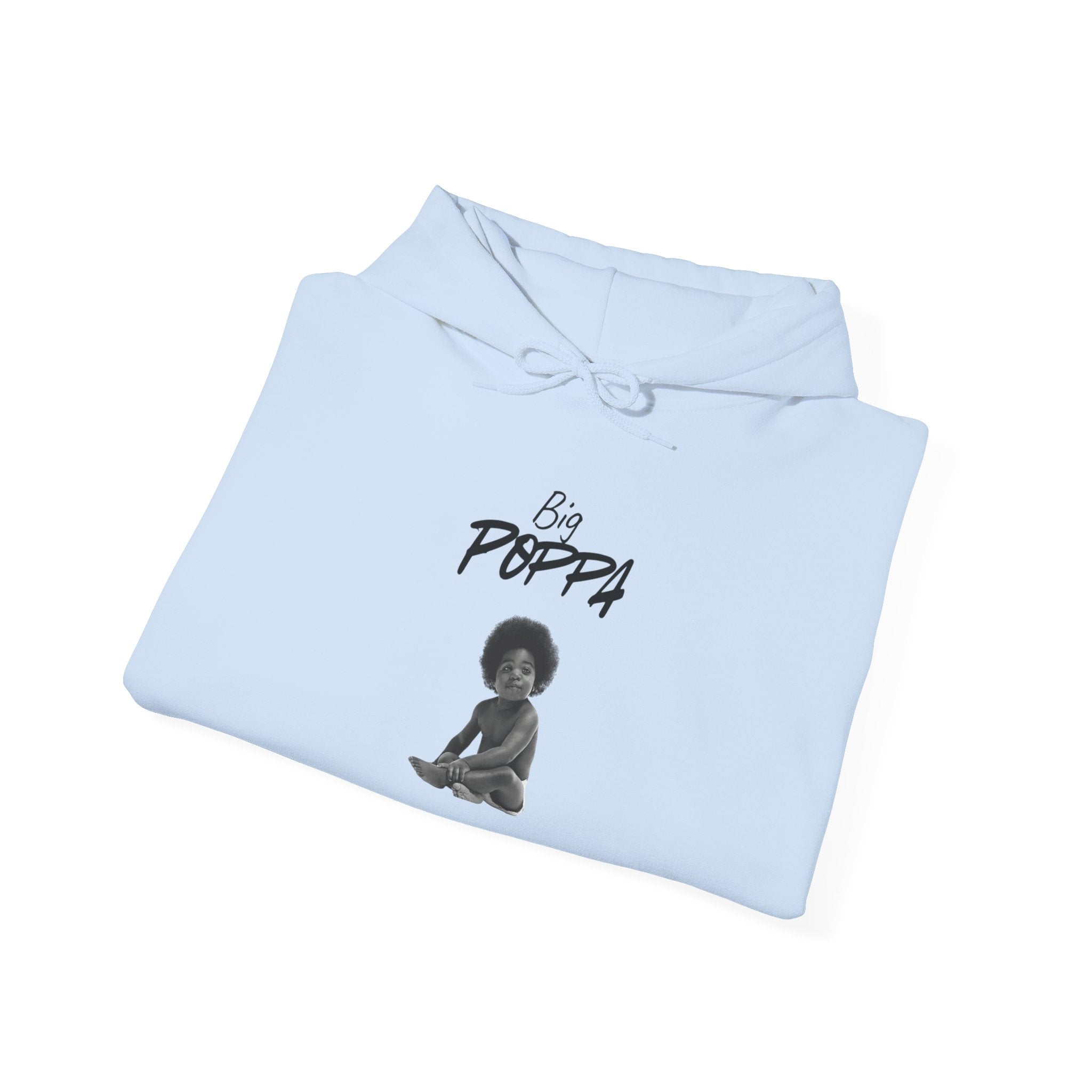 Hoodie — "Big Poppa" Pullover with QR Code Back