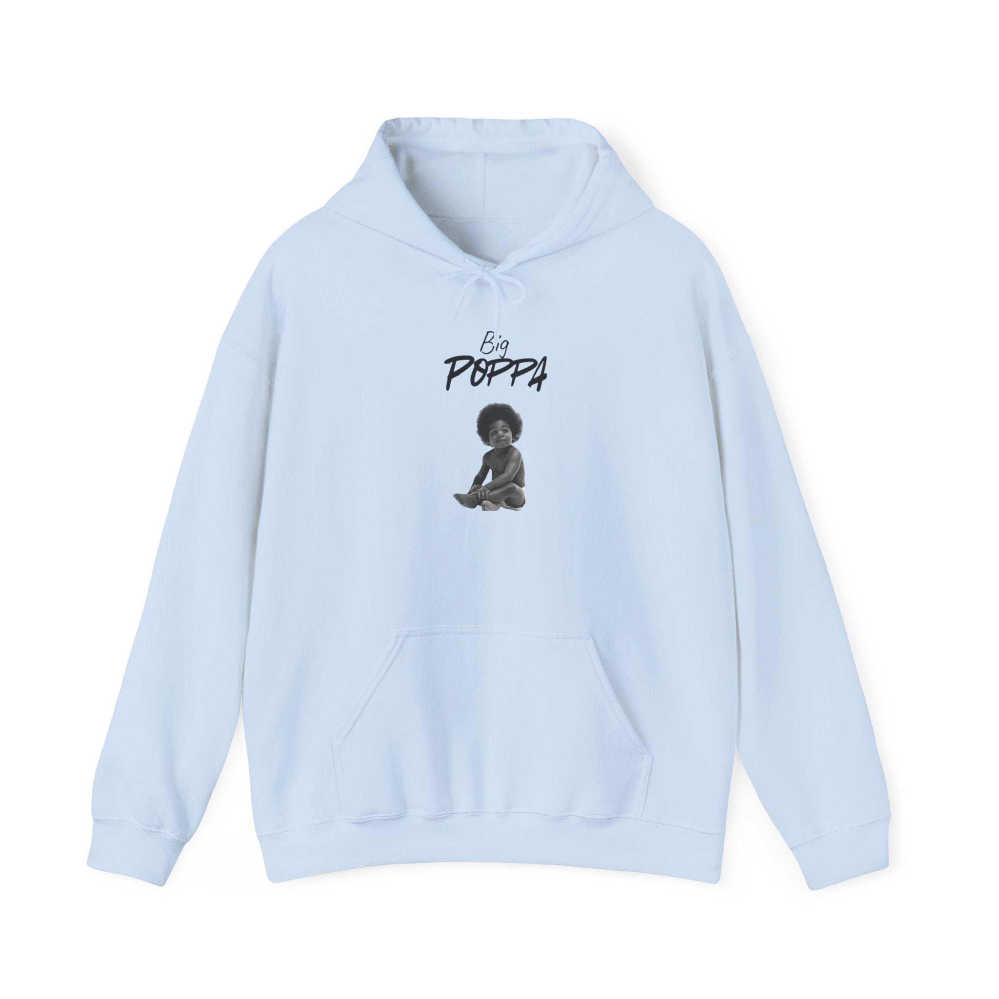 Hoodie — "Big Poppa" Pullover with QR Code Back