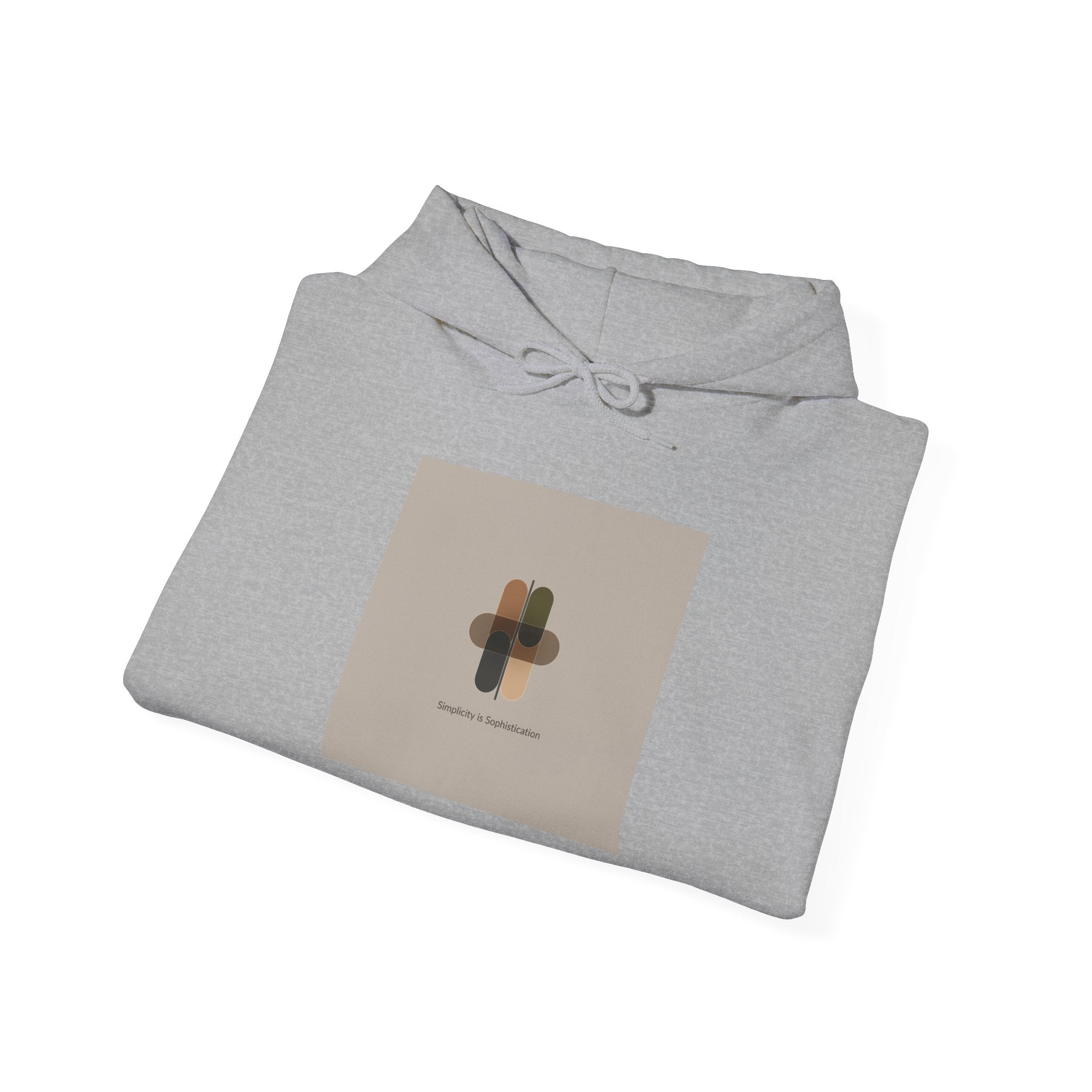 Minimal Abstract Collage Hoodie | Quiet Luxury, Neutral Minimalist