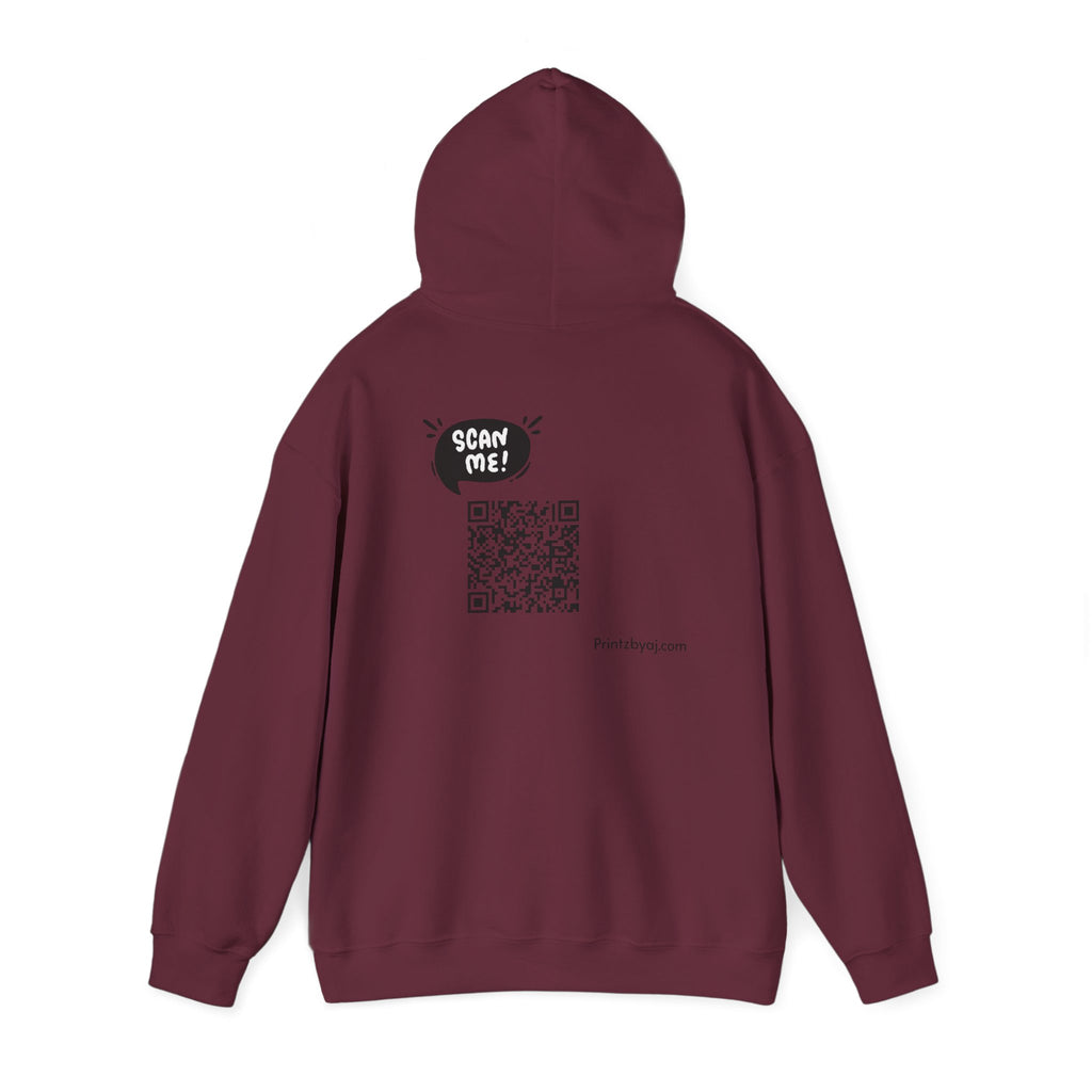 Locked In Mode Hoodie — 'Locked in Mode' Graphic Sweatshirt with QR Code Back
