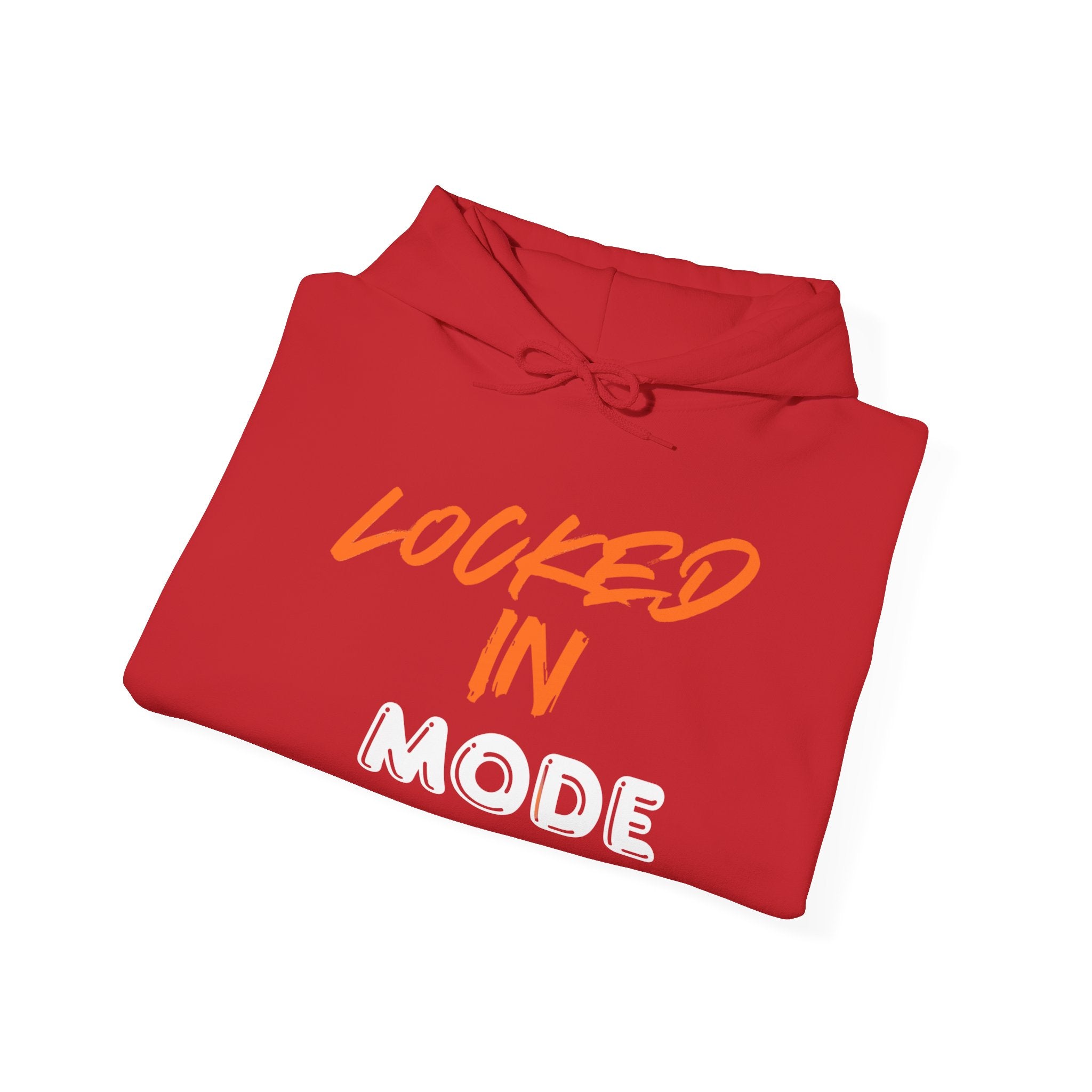 Locked In Mode Hoodie — 'Locked in Mode' Graphic Sweatshirt with QR Code Back