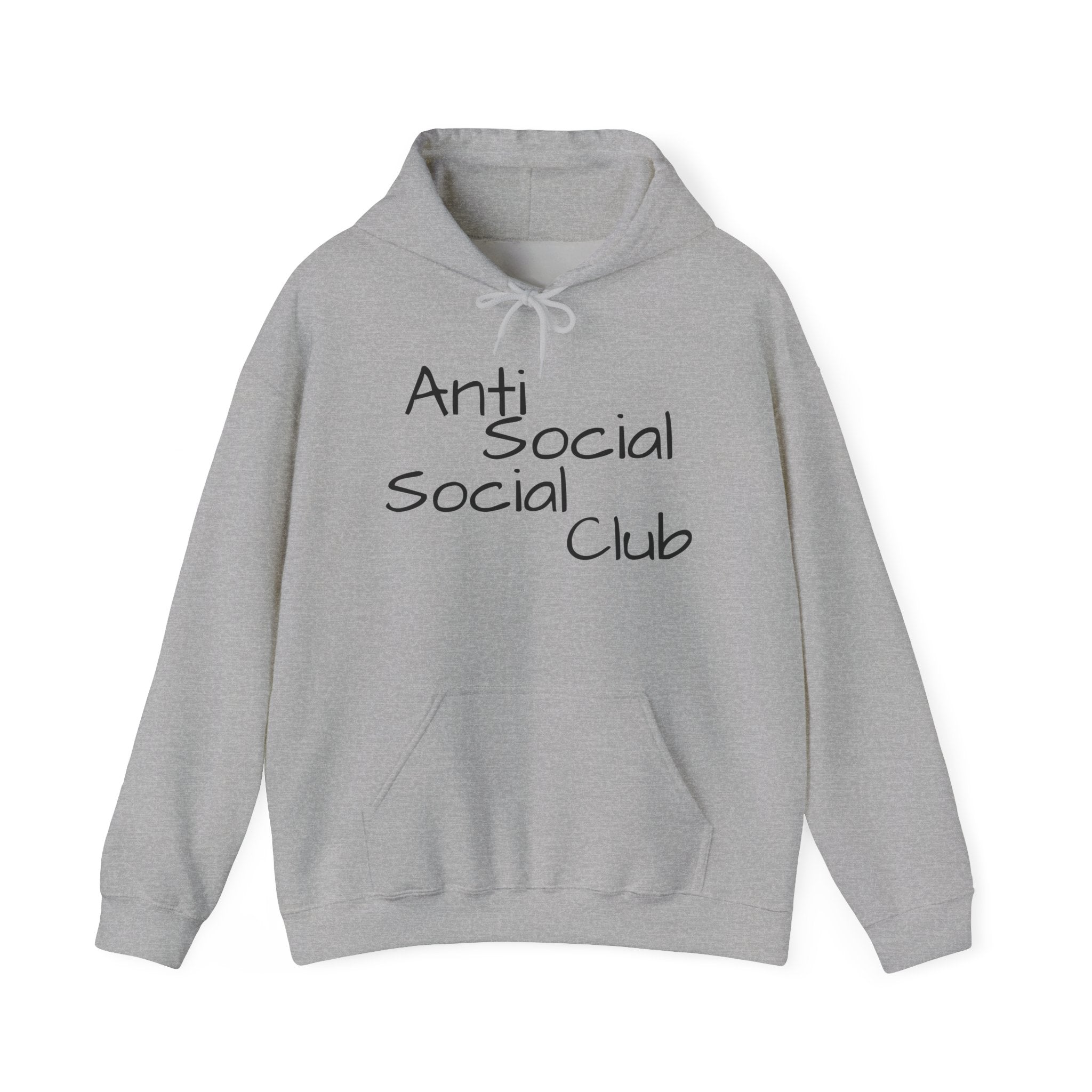 Anti Social Social Club Hoodie — "Please Maintain Social Distancing 6 Feet" Graphic Hooded Sweatshirt