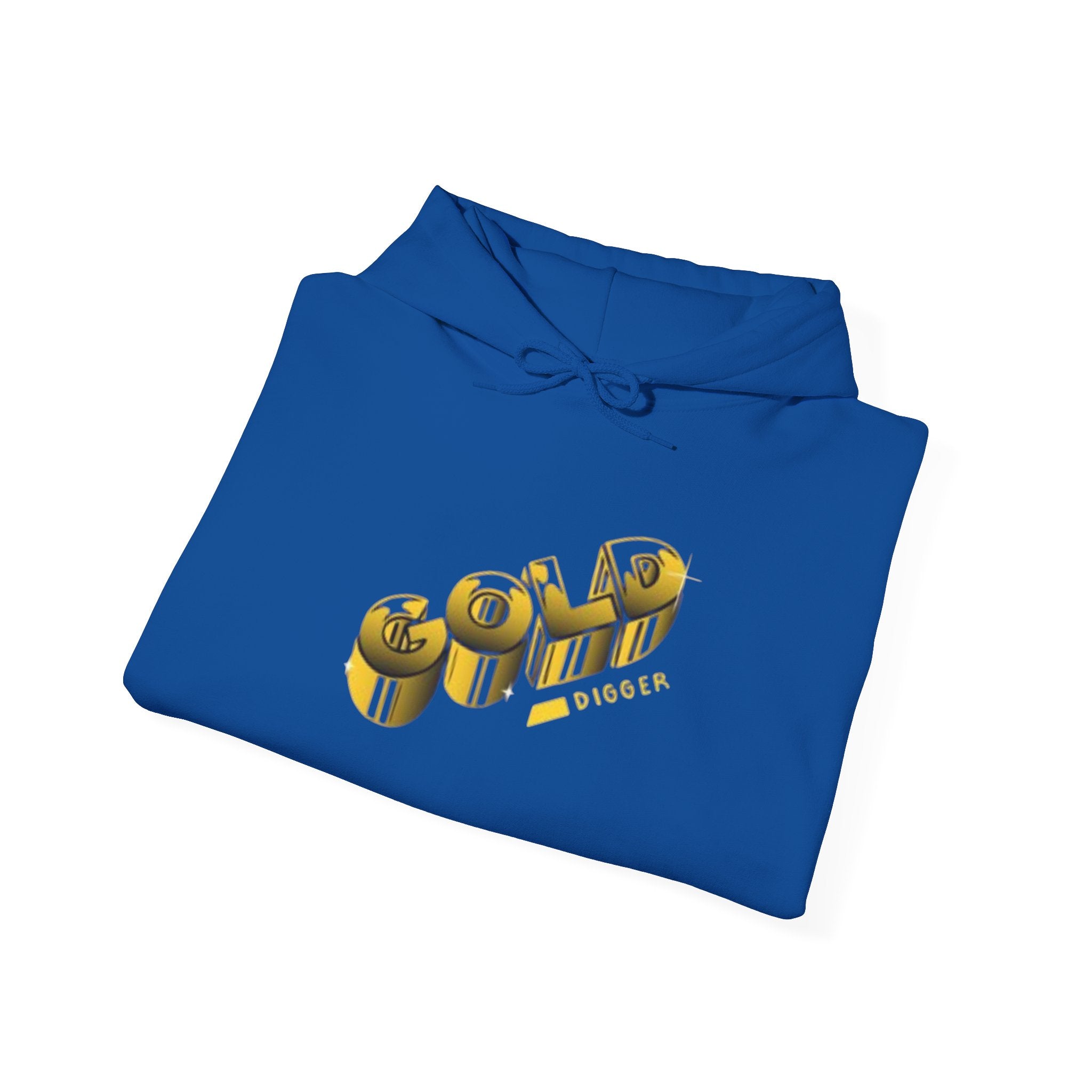 Graphic Hoodie — 3D Gold 'OWO' Design with QR Back Print