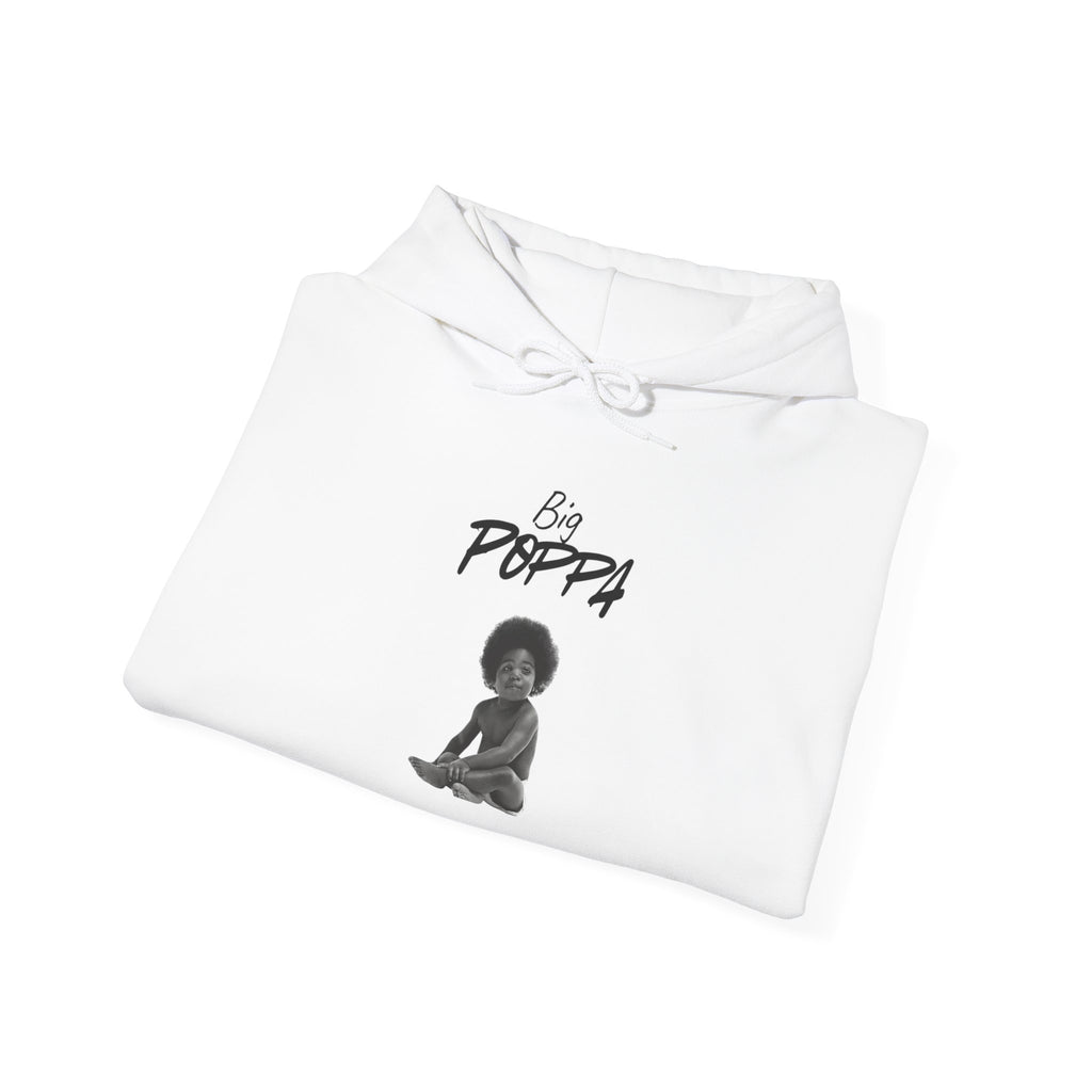 Hoodie — "Big Poppa" Pullover with QR Code Back