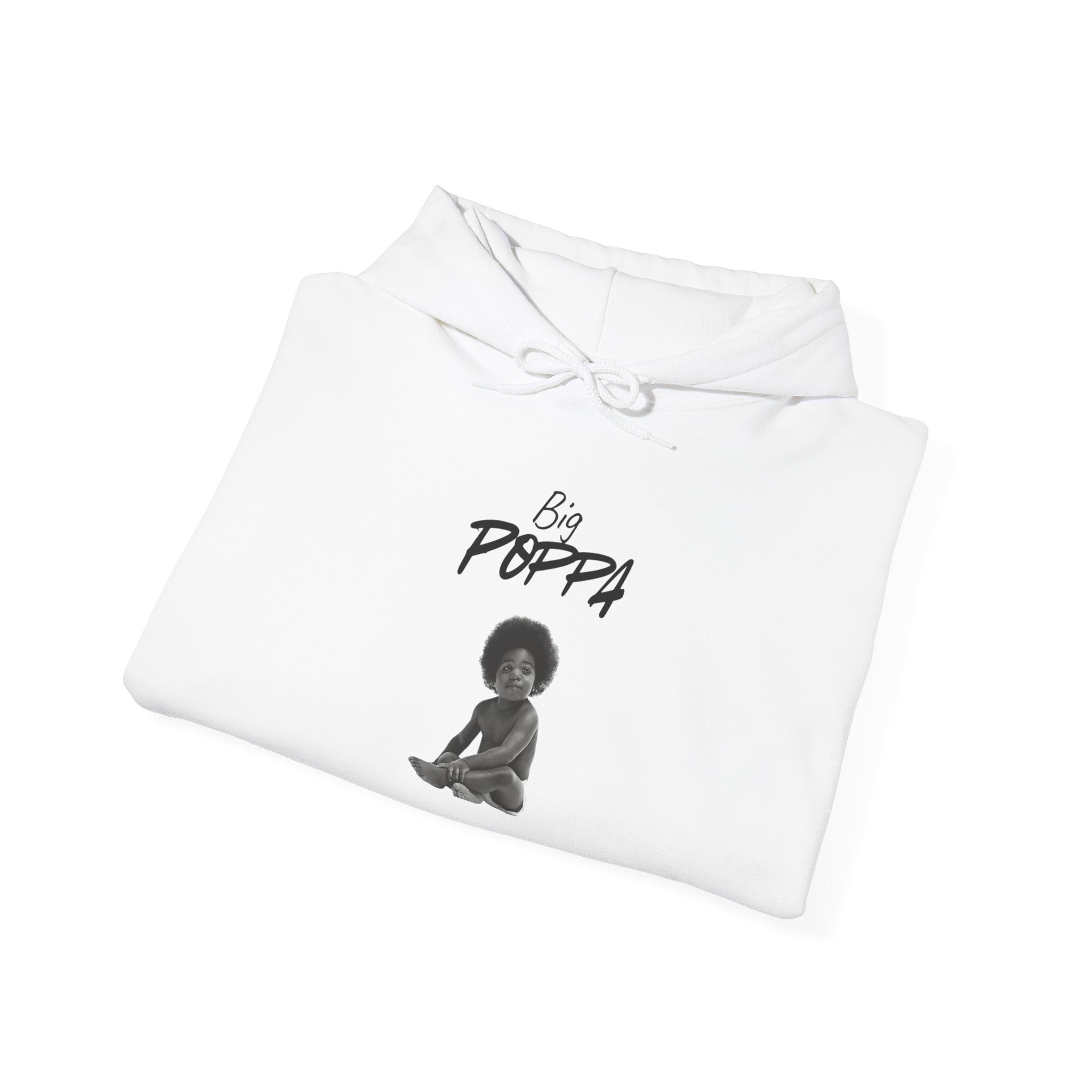Hoodie — "Big Poppa" Pullover with QR Code Back