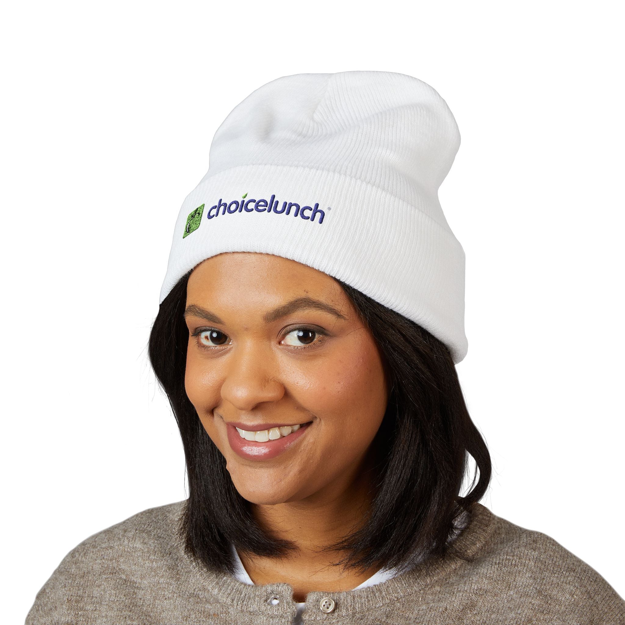 ChoiceLunch Embroidered Cuffed Beanie — Logo Winter Hat
