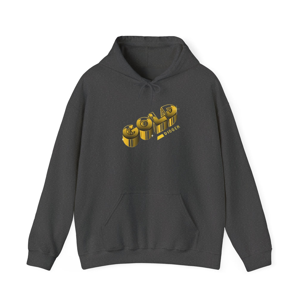 Graphic Hoodie — 3D Gold 'OWO' Design with QR Back Print