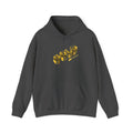 Graphic Hoodie — 3D Gold 'OWO' Design with QR Back Print