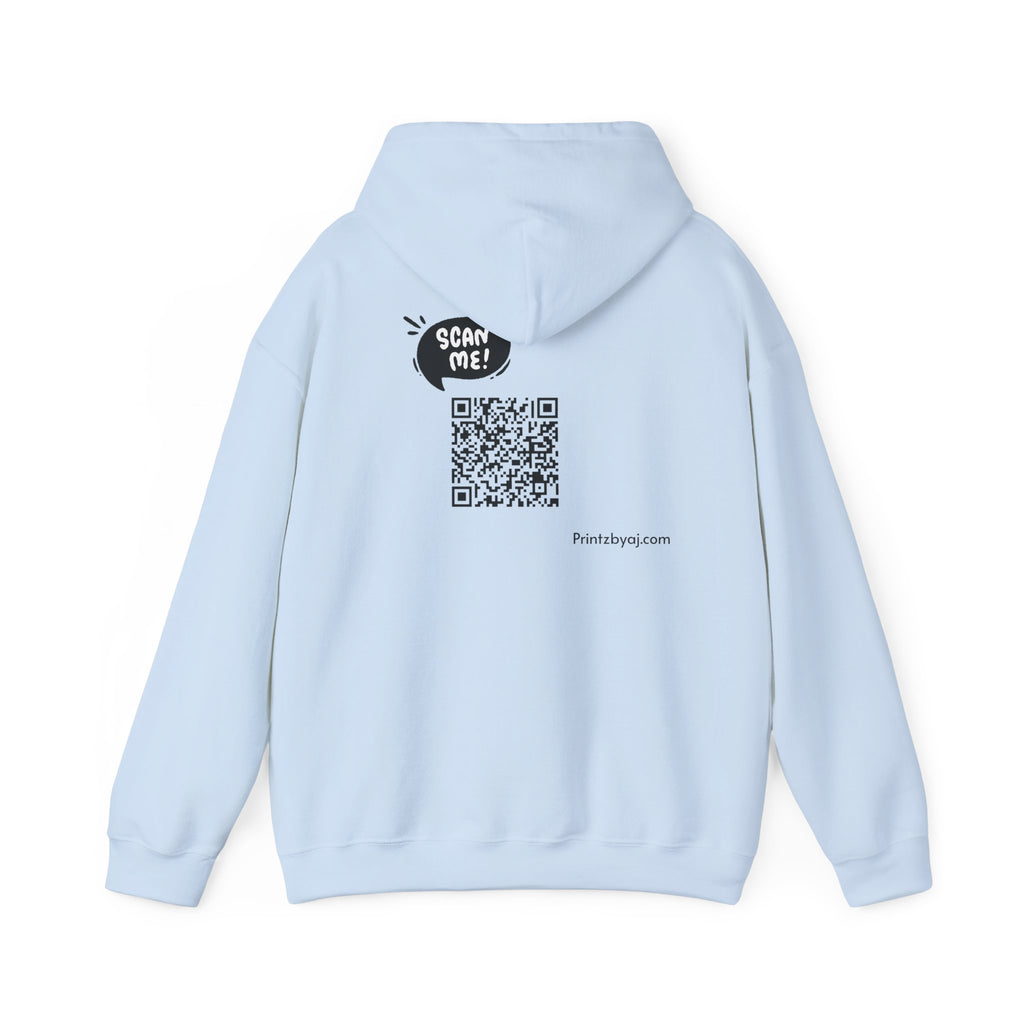 Locked In Mode Hoodie — 'Locked in Mode' Graphic Sweatshirt with QR Code Back
