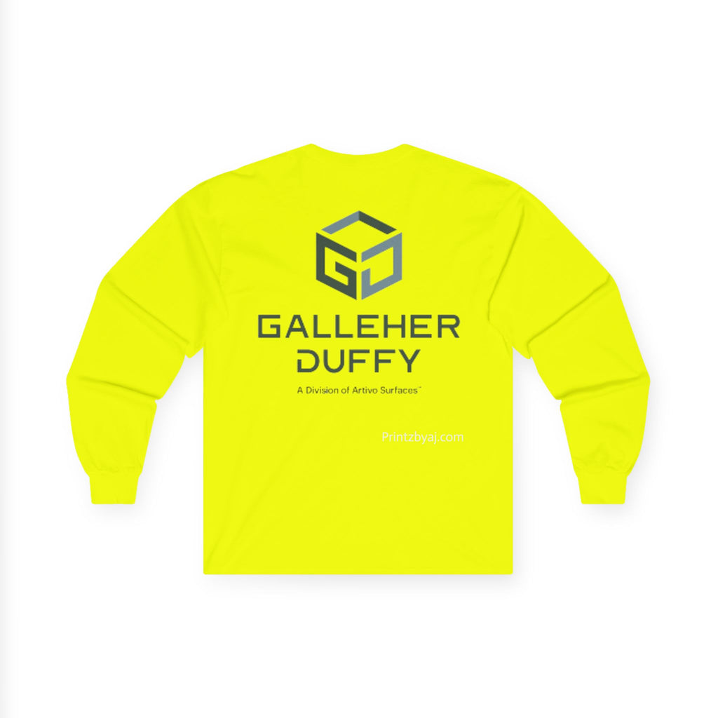 High-Vis Company Logo Long Sleeve Tee — Safety Shirt