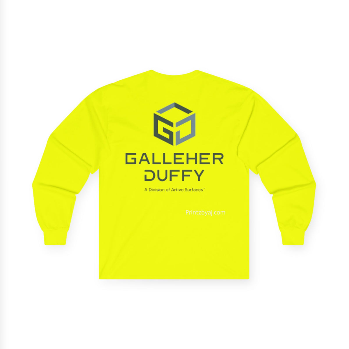 High-Vis Company Logo Long Sleeve Tee — Safety Shirt