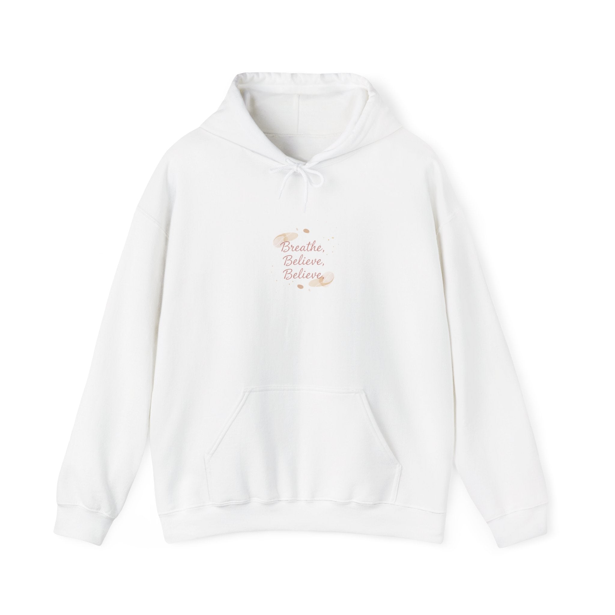 micro optimism hoodie | micro affirmation, encouragement quote art