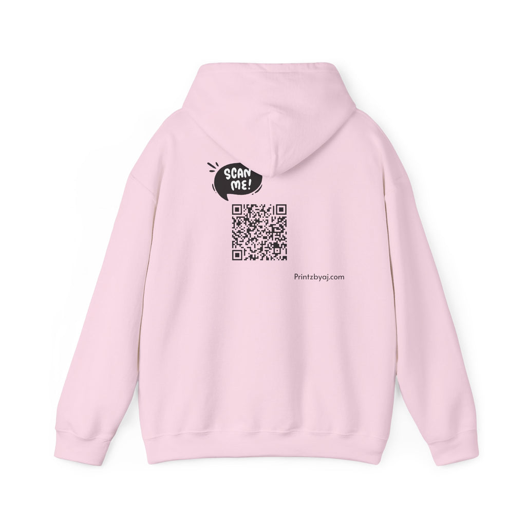 Locked In Mode Hoodie — 'Locked in Mode' Graphic Sweatshirt with QR Code Back