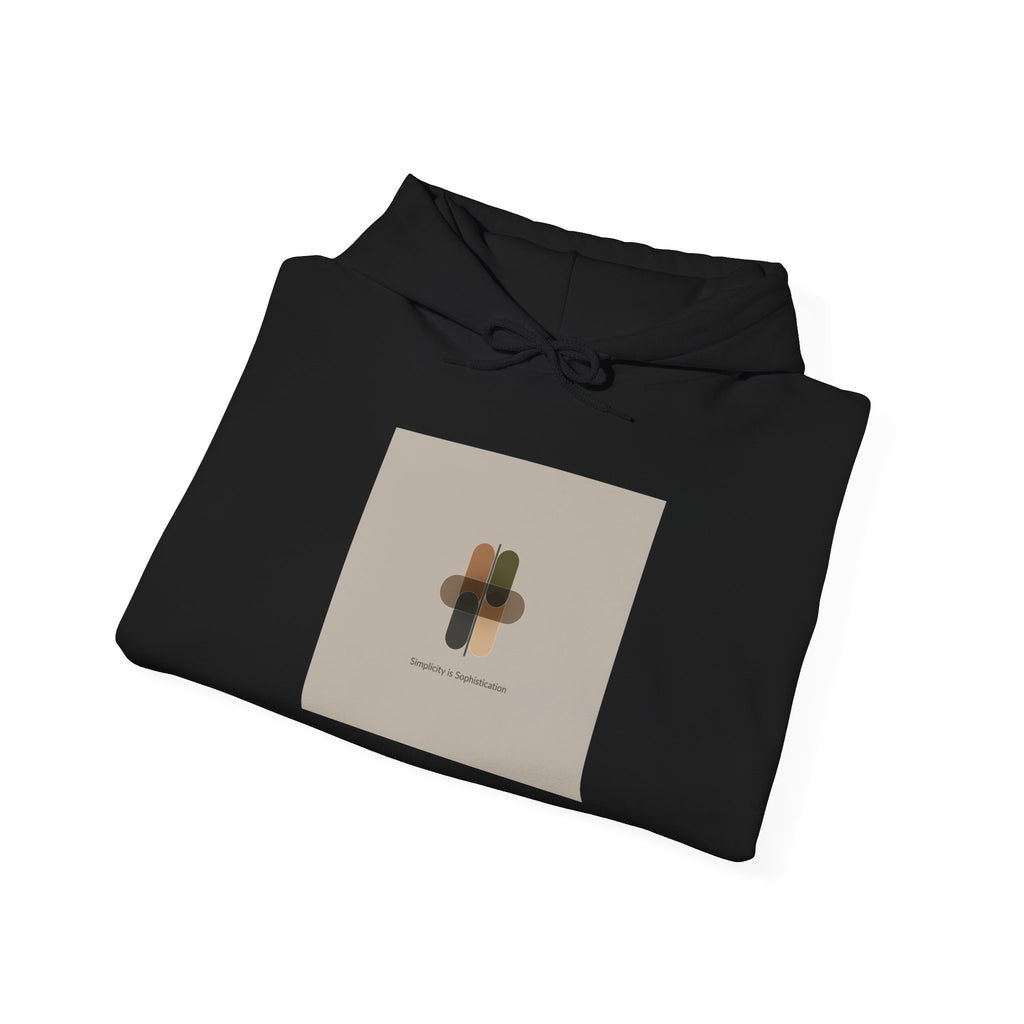 Minimal Abstract Collage Hoodie | Quiet Luxury, Neutral Minimalist