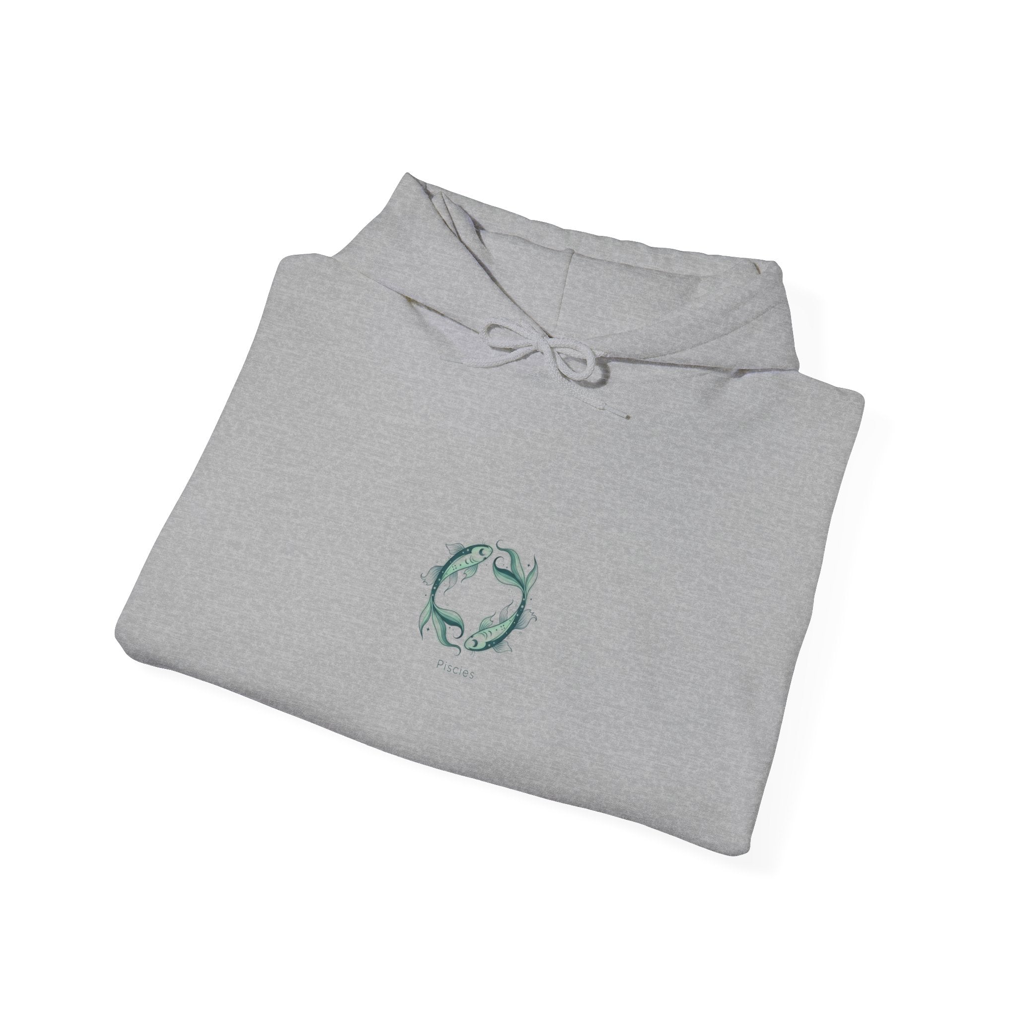 Pisces Two Fish Circle Hoodie | astrology Pisces symbol, duality art