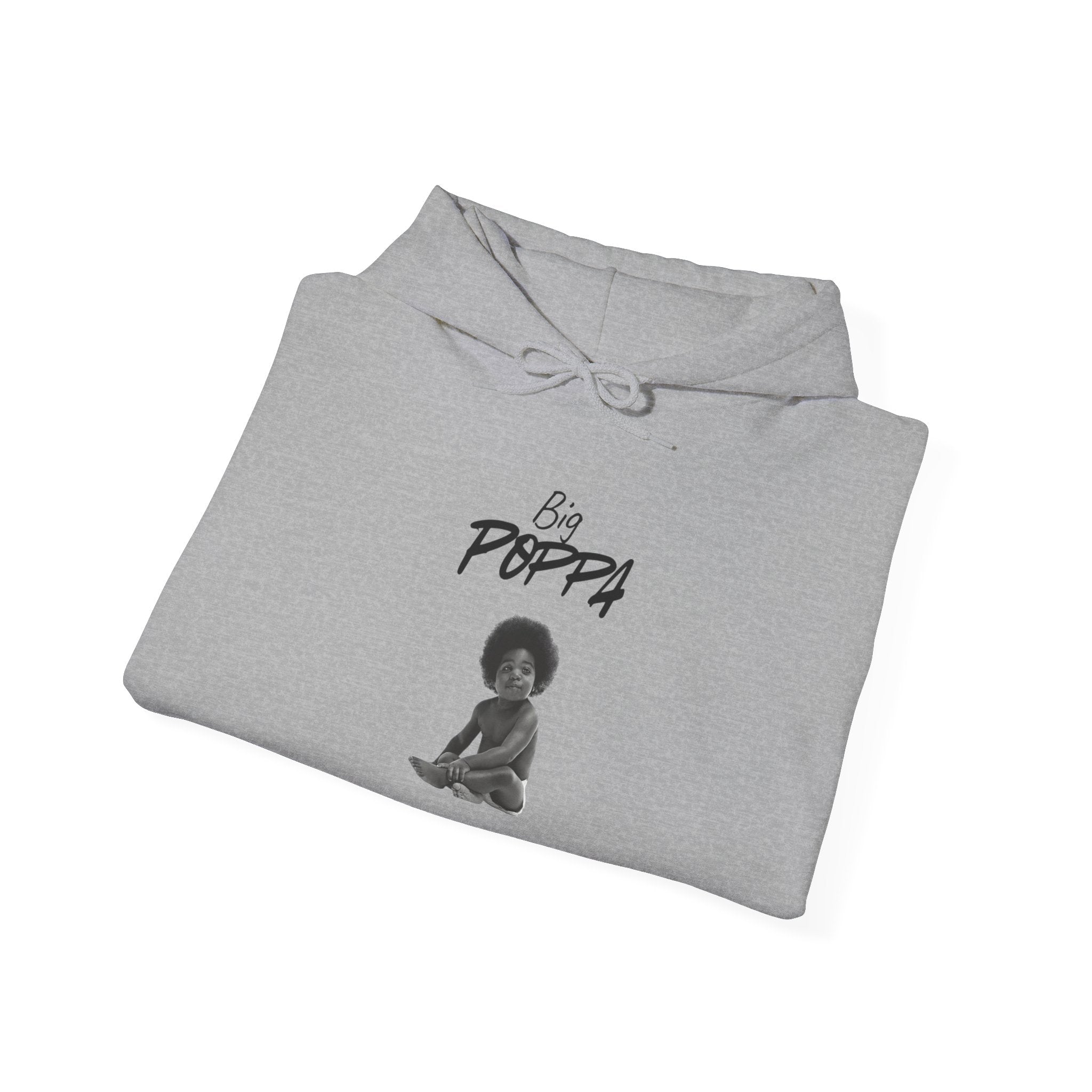 Hoodie — "Big Poppa" Pullover with QR Code Back
