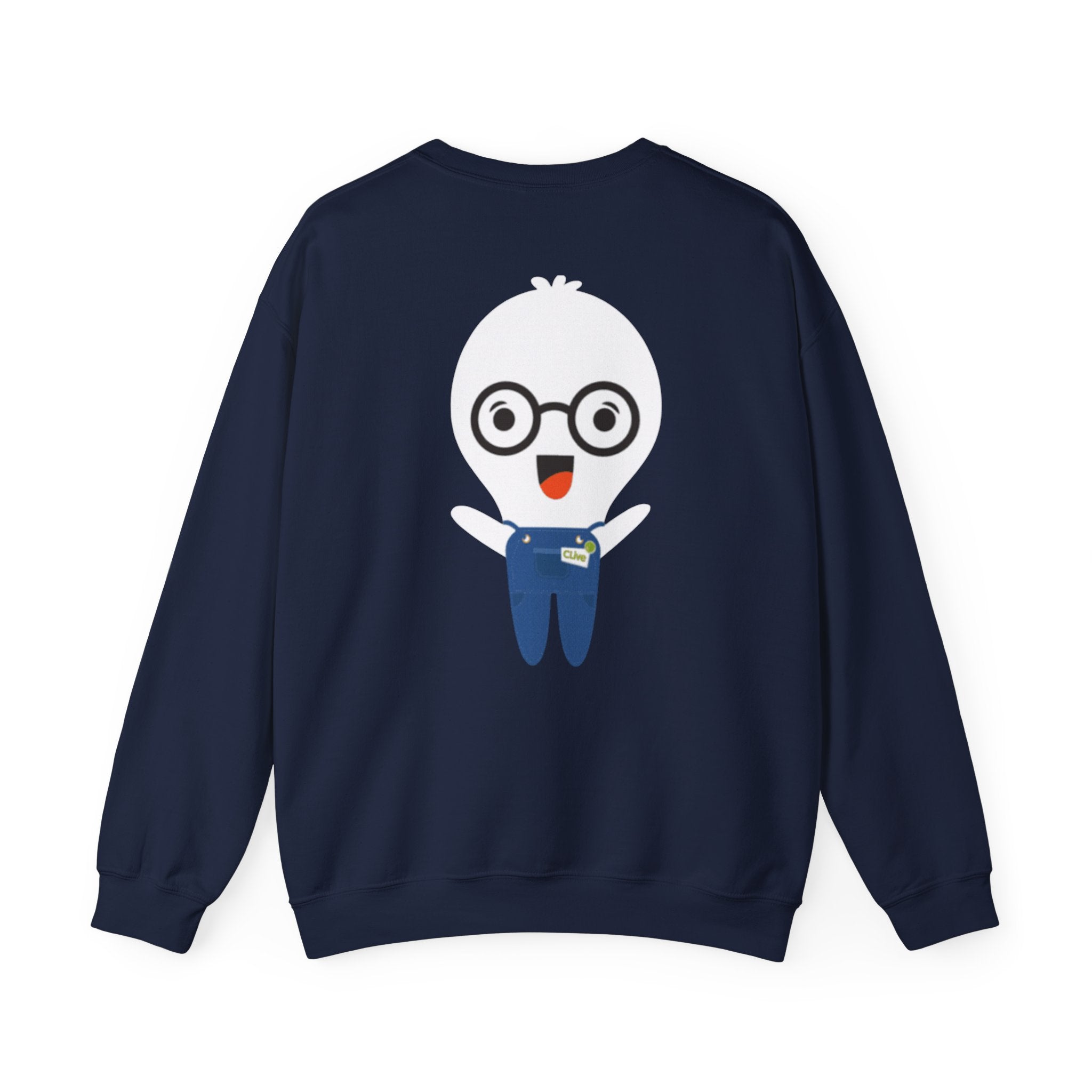 ChoiceLunch Logo Crewneck Sweatshirt | Mascot Character Back Print
