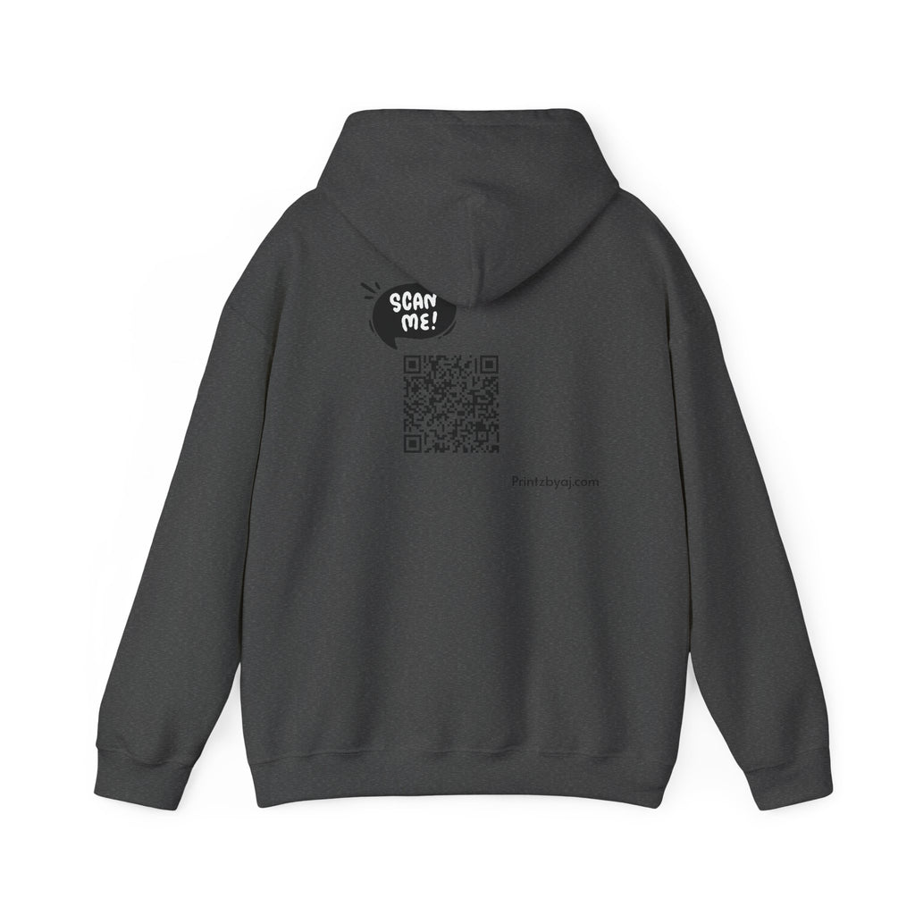Locked In Mode Hoodie — 'Locked in Mode' Graphic Sweatshirt with QR Code Back